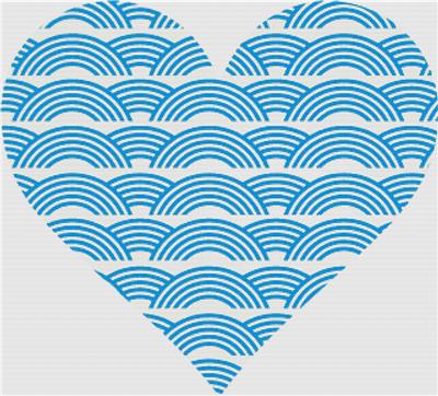 click here to view larger image of Waves Heart (chart)