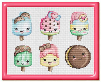 click here to view larger image of Kawaii Lollipops (chart)