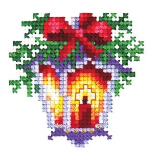 click here to view larger image of Christmas Toys Lantern (counted cross stitch kit)