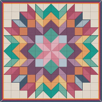 click here to view larger image of Cross Stitch Quilt 6 (chart)