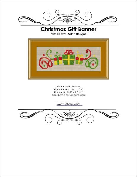 click here to view larger image of Christmas Gift Banner (chart (special))