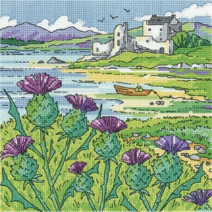 click here to view larger image of Thistle Shore - By the Sea (27ct) (counted cross stitch kit)
