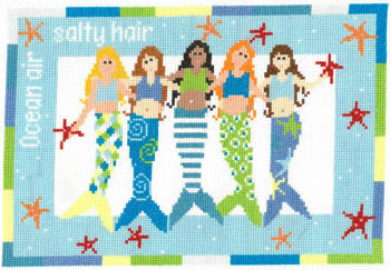 click here to view larger image of Ocean Air Salty Hair (counted cross stitch kit)