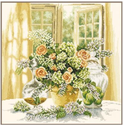 click here to view larger image of Sunny Morning. A (counted cross stitch kit)