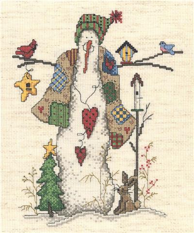click here to view larger image of Quilt Snowman -  Diane Arthurs (chart)