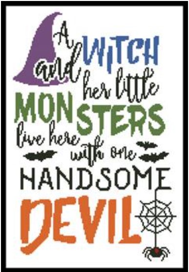 click here to view larger image of Halloween Quote (chart)
