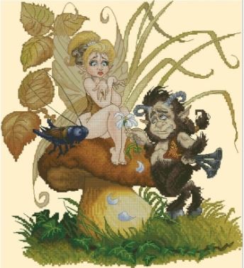 Fairy and Satyr - (Pascal Moguerou)