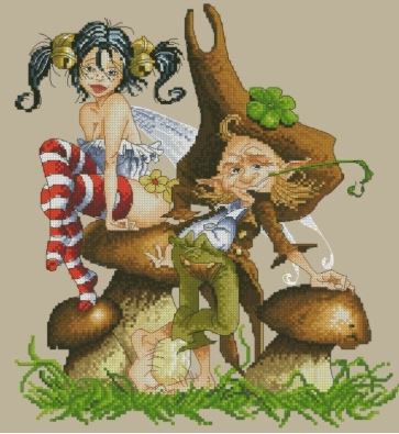 Fairy and Dwarf - (Pascal Moguerou)