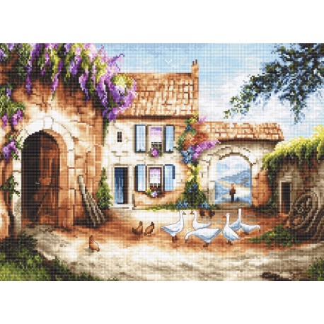 click here to view larger image of Village (counted cross stitch kit)