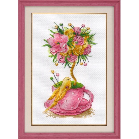 click here to view larger image of Topiary (counted cross stitch kit)