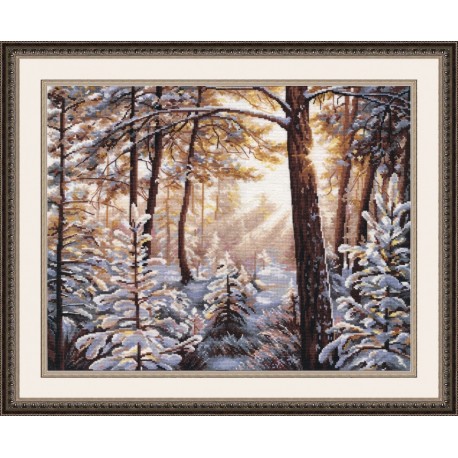 click here to view larger image of Frost and Sunlight (counted cross stitch kit)