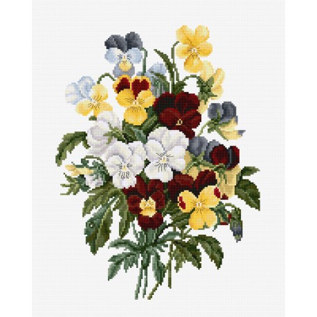 Bouquet of Pansies - discontinued 5/2022