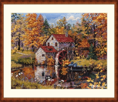 click here to view larger image of Watermill (counted cross stitch kit)