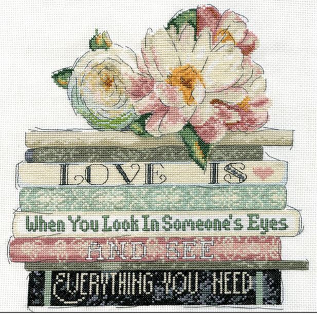 click here to view larger image of Love Is (counted cross stitch kit)