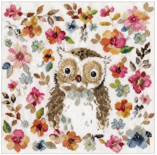click here to view larger image of Owl (counted cross stitch kit)