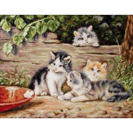 click here to view larger image of Cats, The (counted cross stitch kit)