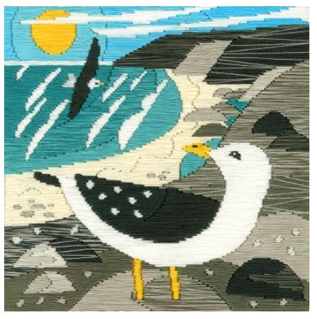 Silken Long Stitch - Seagulls (Matt Johnson)