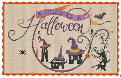 click here to view larger image of Halloween Village (chart)
