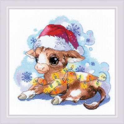 click here to view larger image of New Years Calf (counted cross stitch kit)