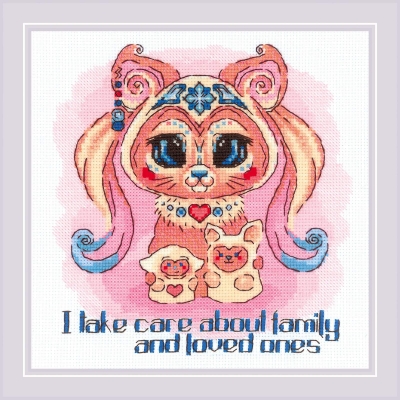 click here to view larger image of Good Souls - Beauty (counted cross stitch kit)