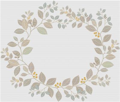 click here to view larger image of Plant Wreath (chart)