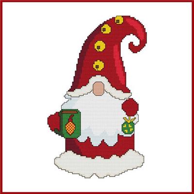 Santa Gnome with Mug