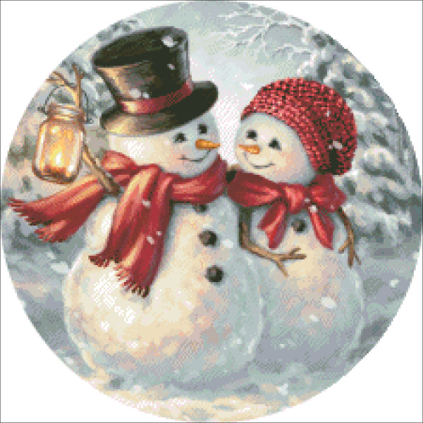 click here to view larger image of Christmas Ornament Snow Much in Love (chart)