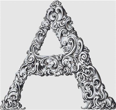 Baroque Letter A