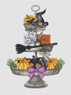click here to view larger image of Halloween Tray (chart)