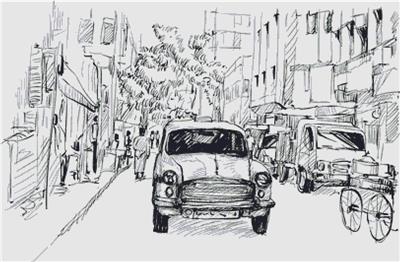 Taxi Sketch