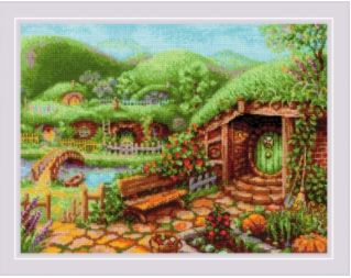click here to view larger image of Green Hills (counted cross stitch kit)