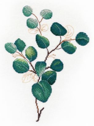 click here to view larger image of Tropical Greenery - 2 (counted cross stitch kit)