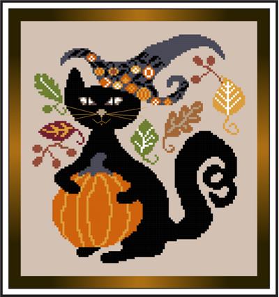 click here to view larger image of Fall Black Cat (chart)