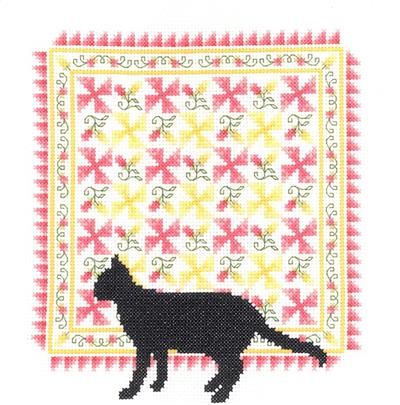 click here to view larger image of Spring Quilt - Pamela Kellogg (counted cross stitch kit)