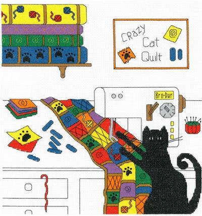 Crazy Quilt Cat