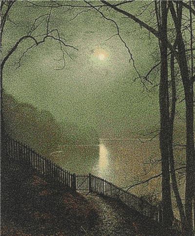 click here to view larger image of Moonlight on the Lake (chart)