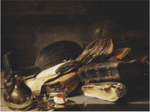 click here to view larger image of Still Life with Books (Jan Lievens) (chart)