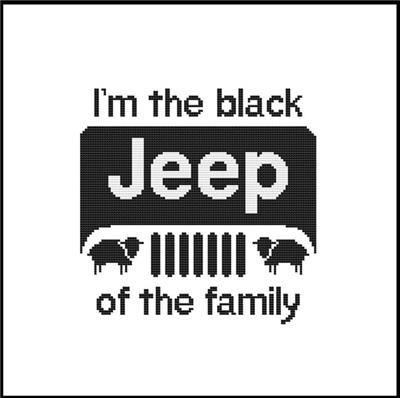 click here to view larger image of I'm the Black Jeep of the Family (chart)