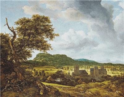 click here to view larger image of Landscape with a Village (chart)