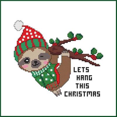 Lets Hang this Christmas Sloth