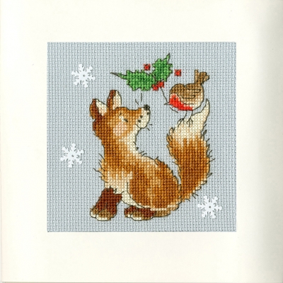 click here to view larger image of Christmas Friends - Margaret Sherry (counted cross stitch kit)