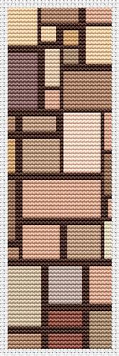click here to view larger image of Composition (Bookmark Chart) (Piet Mondrian) (chart)