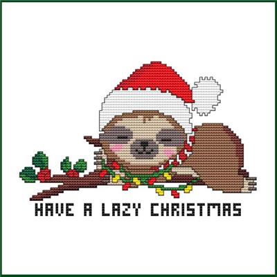 Have a Lazy Christmas Sloth
