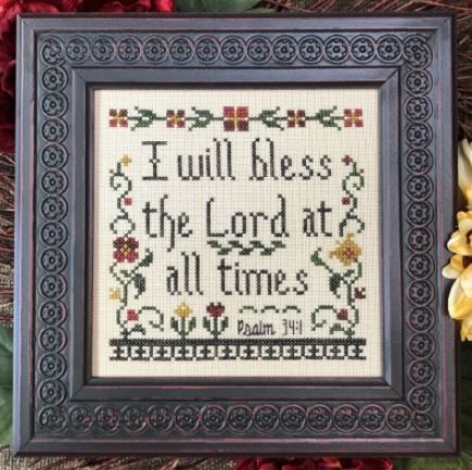 click here to view larger image of I will Bless the Lord (chart)