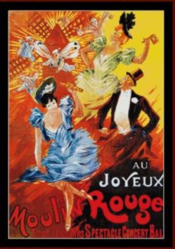 Au Joyeux Moulin Rouge - Vintage Poster