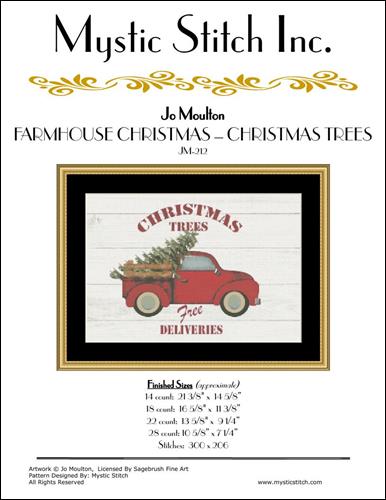 Farmhouse Christmas - Christmas Trees - Jo Moulton