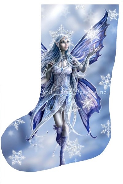  Stocking Snow Fairy - Anne Stokes