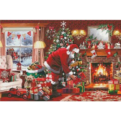 click here to view larger image of Santa by Fireplace (chart)