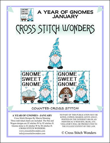 click here to view larger image of Year of Gnomes, A - January (chart)