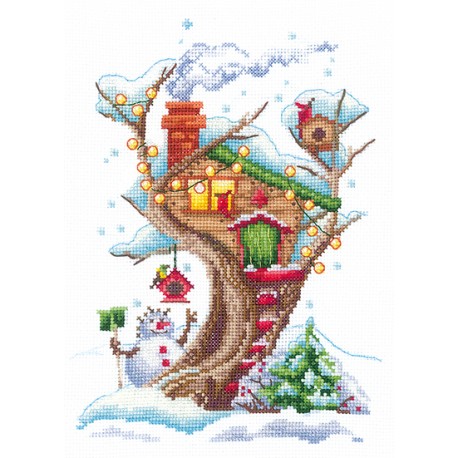 Houses in the Trees - Snowy